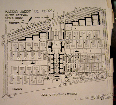 Fermín Bereterbide, unbuilt projects, Buenos Aires, Villa Soldati, Barrio Jardín de Flores