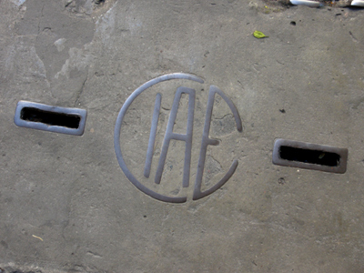 CIAE manhole cover, Buenos Aires