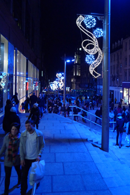 Glasgow, Christmas shopping