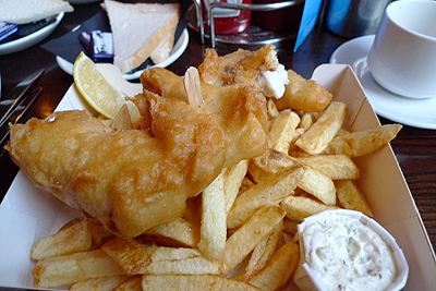 Glasgow, The Chippy, fish & chips