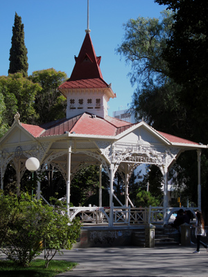 Argentina, Chubut, Trelew, Plaza Independencia, Kiosko del Centenario