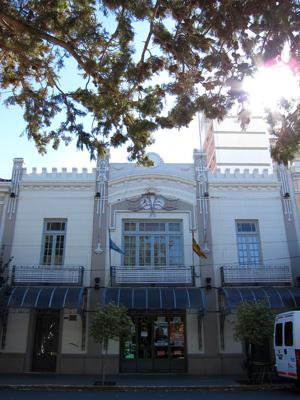 Argentina, Chubut, Trelew, Plaza Independencia, Teatro Español