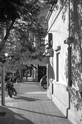 Argentina, Chubut, Trelew, street scene