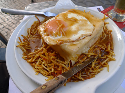 Portugal, food, Porto, francesinha