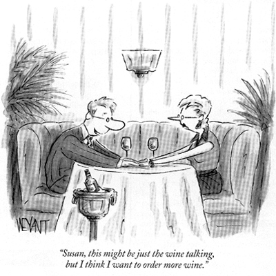 The New Yorker, cartoon, wine