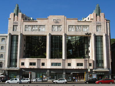 Portugal, Lisboa, Teatro Éden, Cassiano Branco, Português Suave