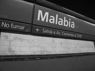 Buenos Aires, subte, Estación Malabia, Canning