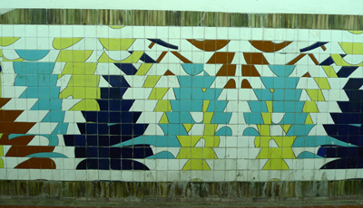 Buenos Aires, subte, subway, tiles, azulejos, Línea D, Estación Pueyrredón