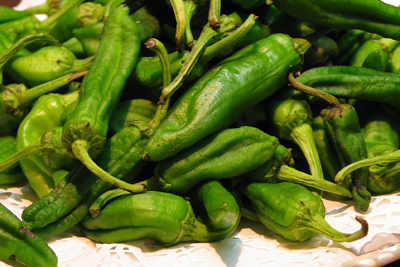 Spain, España, Bilbao, Euskal Herria, pimientos, green peppers