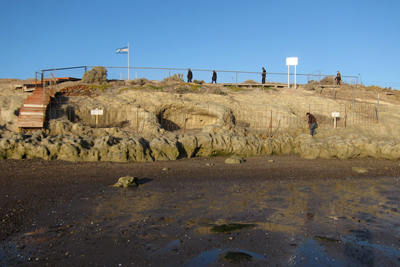 Argentina, Puerto Madryn, Punta Cuevas, Welsh caves