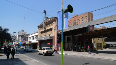 Argentina, Tucumán, San Miguel de Tucumán, street scene, Art Deco