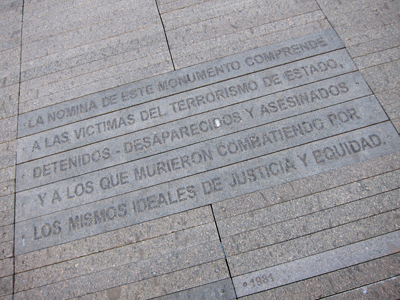 Buenos Aires, Belgrano, Parque de la Memoria, Monumento a las Víctimas del Terrorismo del Estado