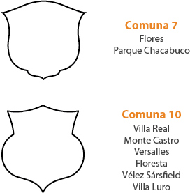 Buenos Aires, sample emblema, comunas