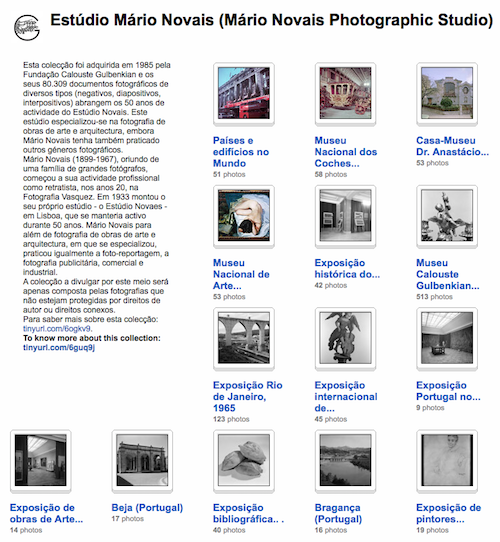 Estúdio Novaes collection, Art Library, Calouste Gulbenkian Foundation
