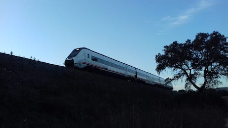 Spain, España, Andalucía, El Pedroso, hiking, trail, railroad, train, Rafa